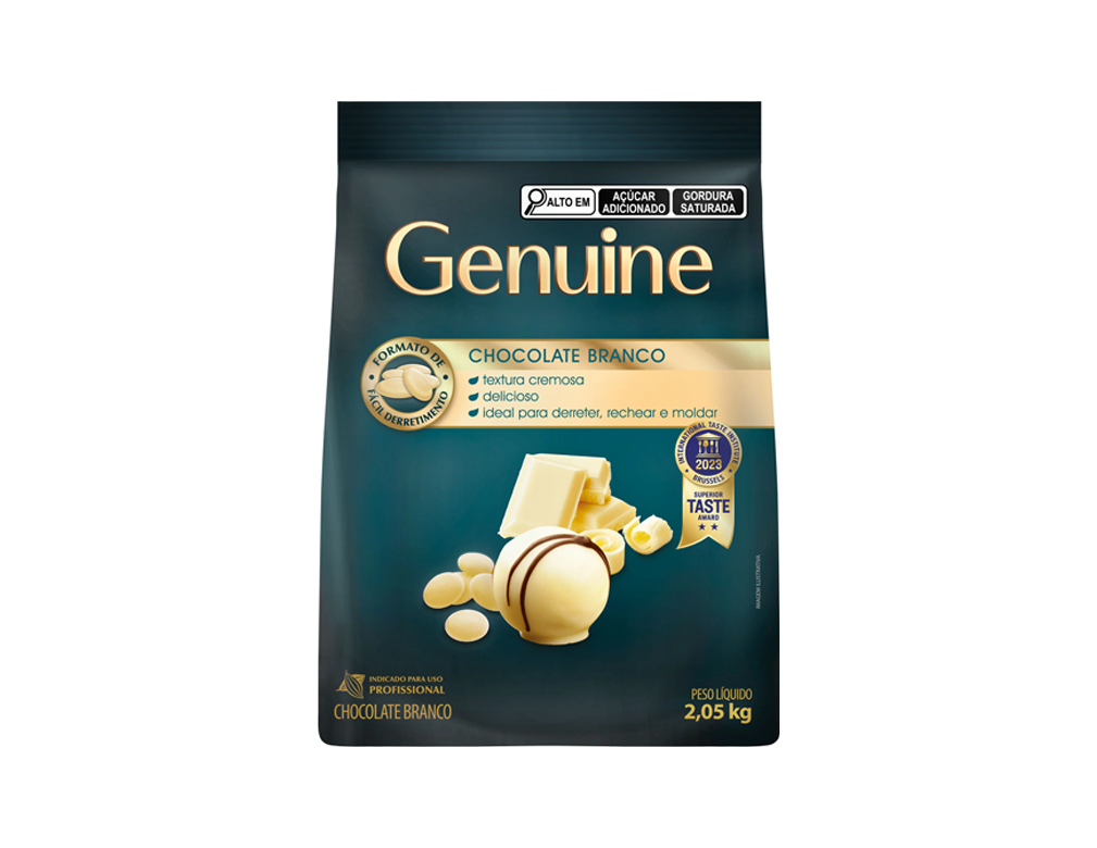 CHOCOLATE BRANCO MOEDAS GENUINE 2,05 KG (CX 5 PCT)